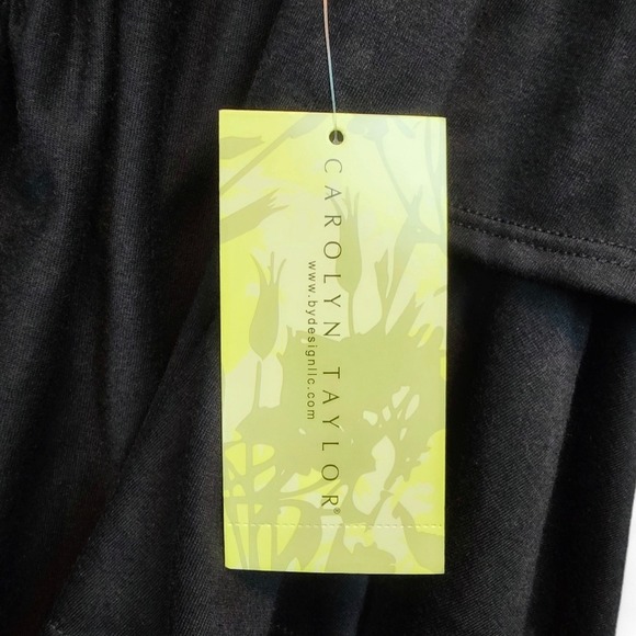 Carolyn Taylor Black Lace Tiered Cardi Vest Size Medium - NEW - Picture 4 of 6